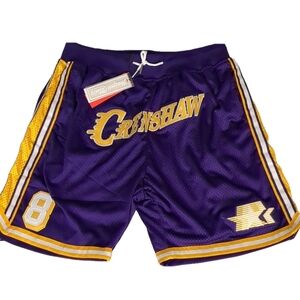 Headgear classics Kobe Bryant Crenshaw basketball shorts size XL